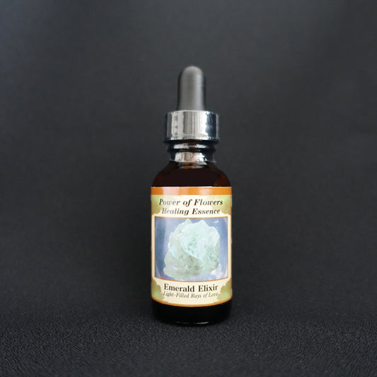 エメラルドエリクサー30ml(パワーオブフラワー ヒーリングエッセンス)《愛・喜び・バランス》※軽減税率商品