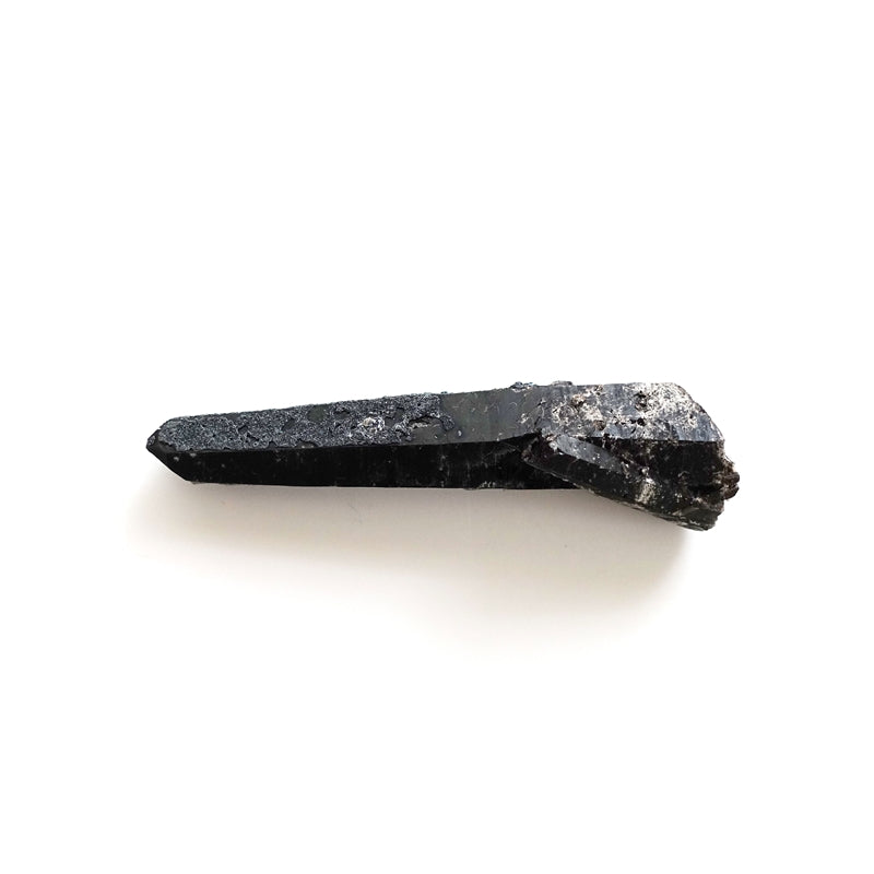天然モリオン原石 レーザー《レア!非加熱/内モンゴル産/79mm/24.2g》最強の魔除け&強力なグラウンディングに!