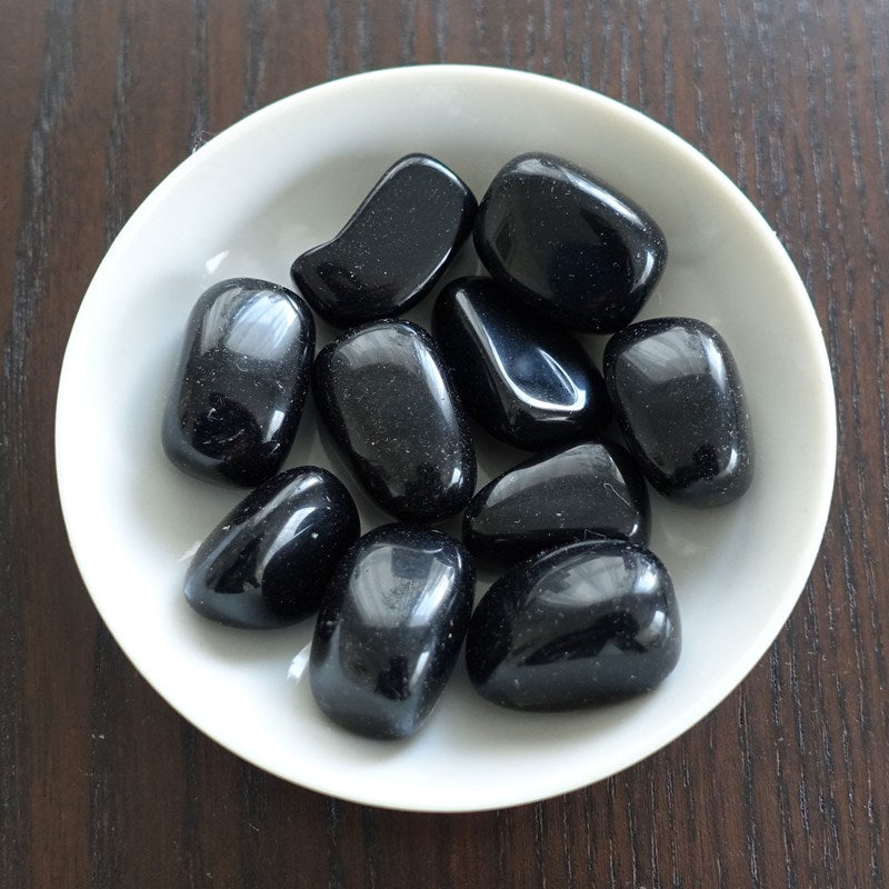 ブラック・オニキス タンブル【1個販売】《魔除け・グラウンディング・根気》【ポスト投函対応可能商品】