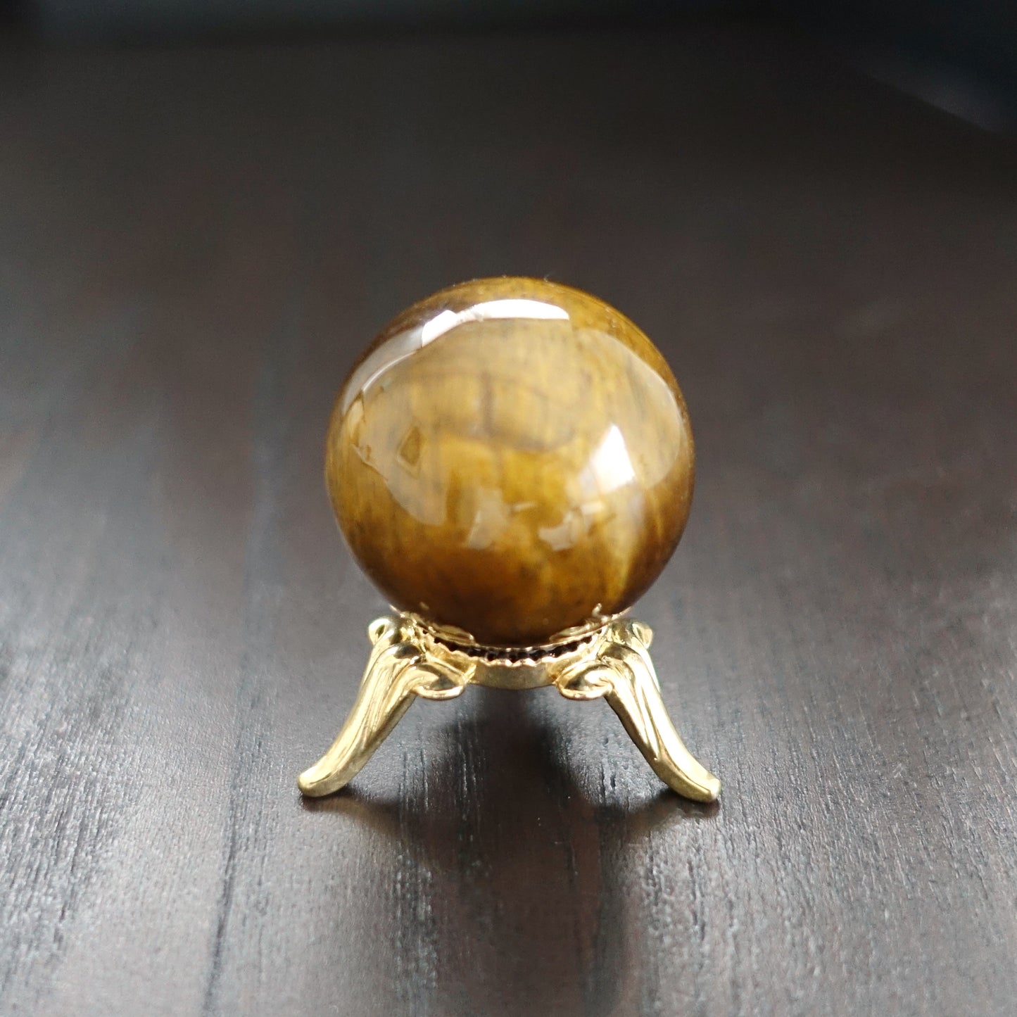 タイガーアイ丸玉《30mm球》台座付