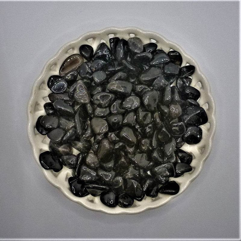 モリオン(黒水晶)タンブルチップ《強力なグラウンディング&魔除け》【ポスト投函対応可能商品】