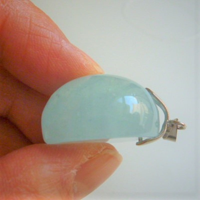 アクアマリン ペンダントトップ12g《心の平穏・幸福な結婚・家庭愛》【ポスト投函対応可能商品】