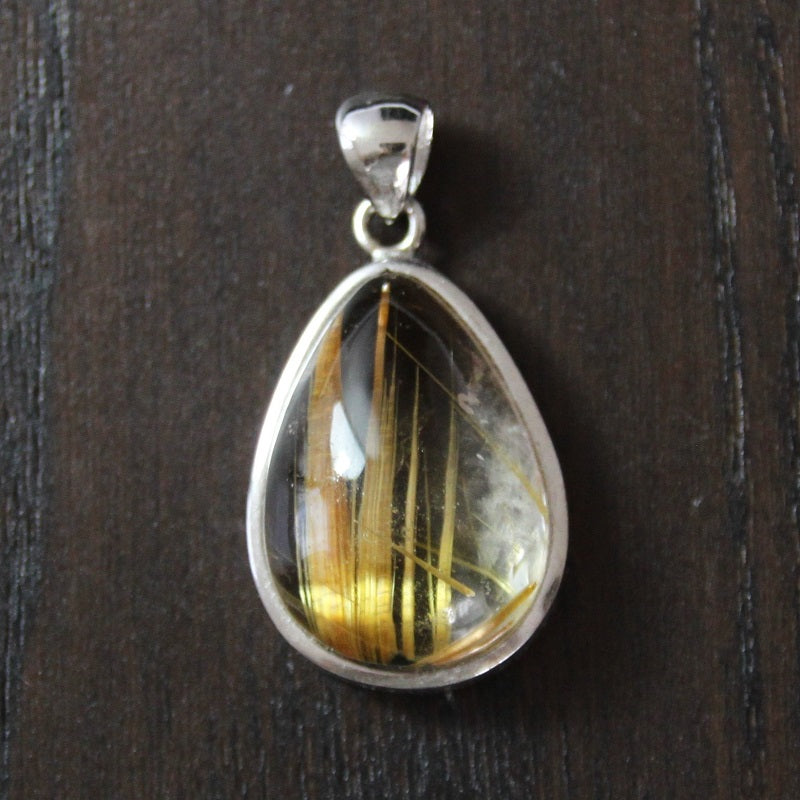 ルチルクォーツSA ペンダントトップ7g《金運・事業運・目標達成》【ポスト投函対応可能商品】