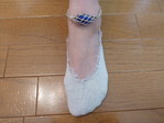ヘンプ紐製アンクレット(石の入れ替え可能)【ポスト投函対応可能商品】