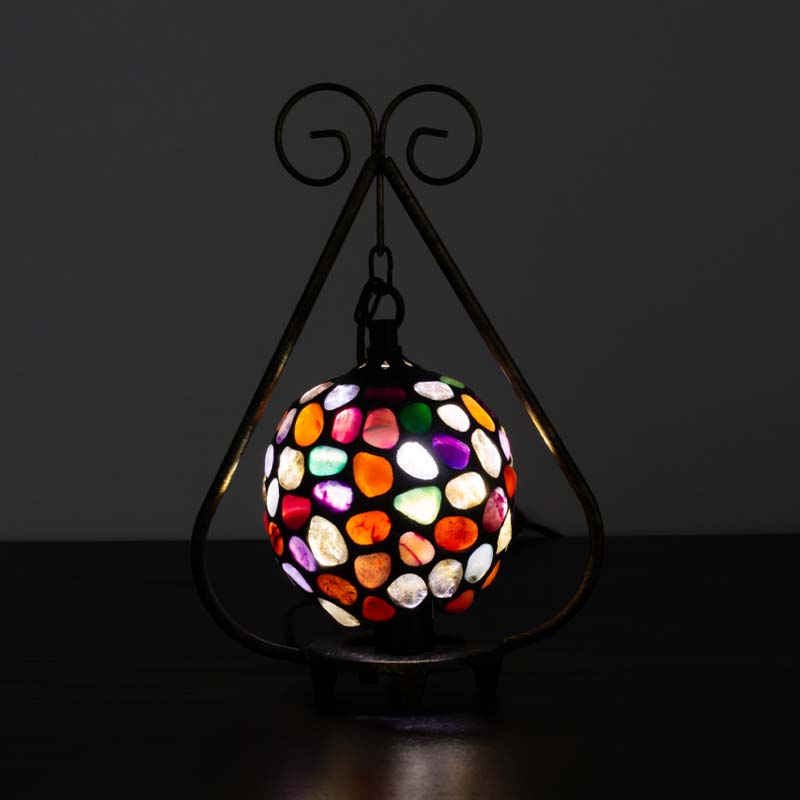 【送料無料】MIX stones ジュエリーランプ《25.5cm》