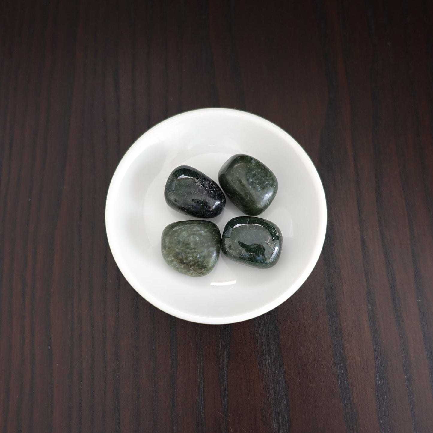 翡翠(ヒスイ)ダークカラー タンブル【1個販売】《保護・落ち着き・健康》【ポスト投函対応可能商品】