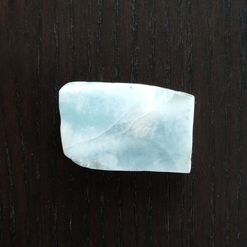 【送料無料】ラリマー スライス（プレート/32mm×21mm/希少！）愛・平和・調和【ポスト投函対応可能商品】