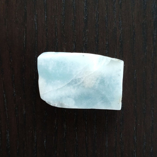 【送料無料】ラリマー スライス（プレート/32mm×21mm/希少！）愛・平和・調和【ポスト投函対応可能商品】