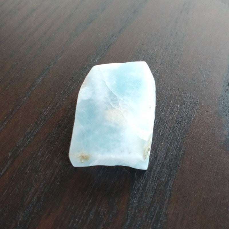 【送料無料】ラリマー スライス（プレート/32mm×21mm/希少！）愛・平和・調和【ポスト投函対応可能商品】