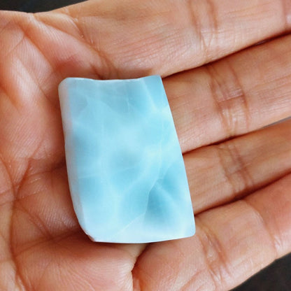 【送料無料】ラリマー スライス（プレート/32mm×21mm/希少！）愛・平和・調和【ポスト投函対応可能商品】