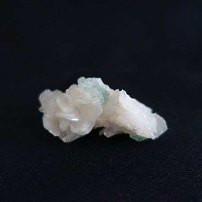 グリーンアポフィライト＆スティルバイト/ヒューランダイト 共生鉱物 原石《20g/レア！》