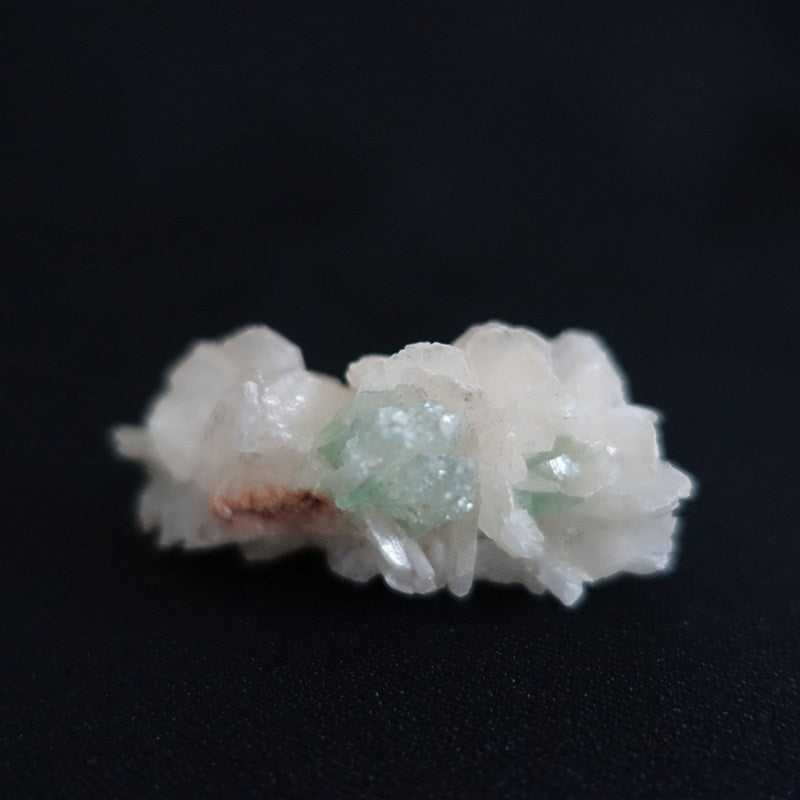 グリーンアポフィライト＆スティルバイト/ヒューランダイト 共生鉱物 原石《20g/レア！》