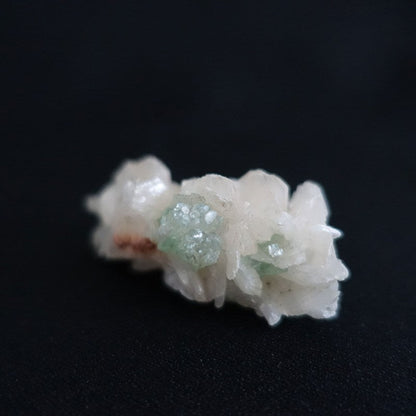 グリーンアポフィライト＆スティルバイト/ヒューランダイト 共生鉱物 原石《20g/レア！》