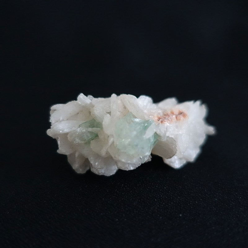 グリーンアポフィライト＆スティルバイト/ヒューランダイト 共生鉱物 原石《20g/レア！》