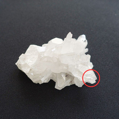 ブラジル産水晶クラスター原石《124g/ウィンドウ/ソウルメイトツイン入り》