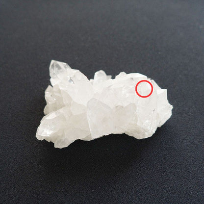 ブラジル産水晶クラスター原石《124g/ウィンドウ/ソウルメイトツイン入り》