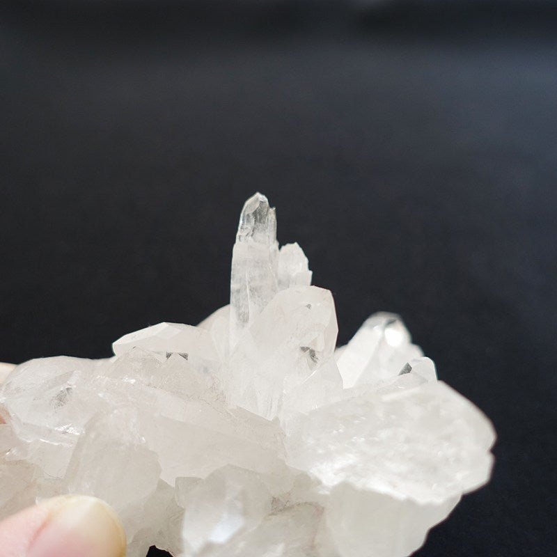 ブラジル産水晶クラスター原石《124g/ウィンドウ/ソウルメイトツイン入り》