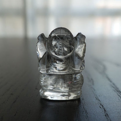 水晶製ガネーシャ彫刻《33mm/13.4g》