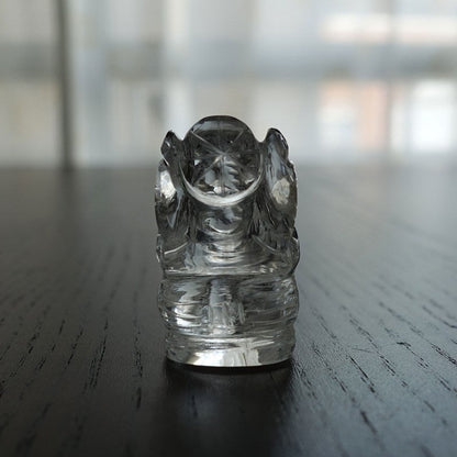 水晶製ガネーシャ彫刻《32mm/15.1g》