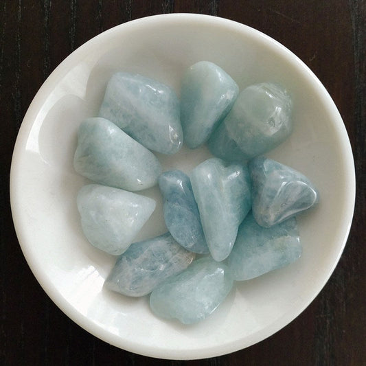 アクアマリンAグレード タンブル【1個販売】《感情の癒し・表現力・結婚運・家庭愛》【ポスト投函対応可能商品】