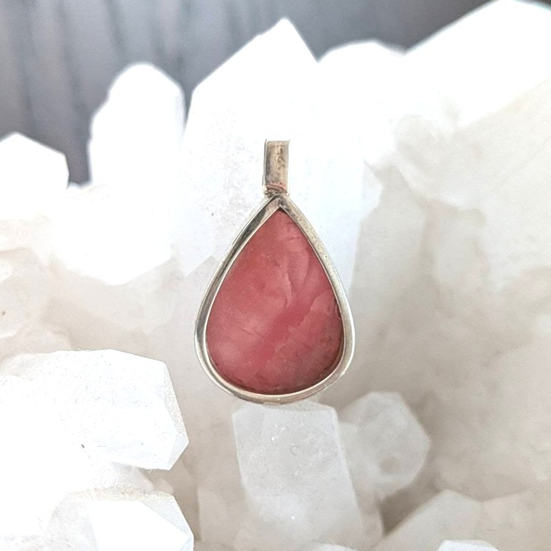 インカローズ ドロップ型ペンダントトップ《18.5mm×14mm/深い愛情》Silver925【ポスト投函対応可能商品】
