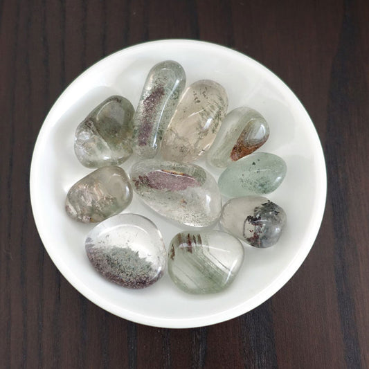 ガーデンクォーツ タンブル【1個販売】《心身の癒し・疲労解消・グラウンディング》【ポスト投函対応可能商品】