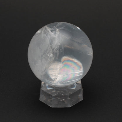 メタモルフォーシス水晶 丸玉(50ミリ球)レインボー入り《変容・変革》