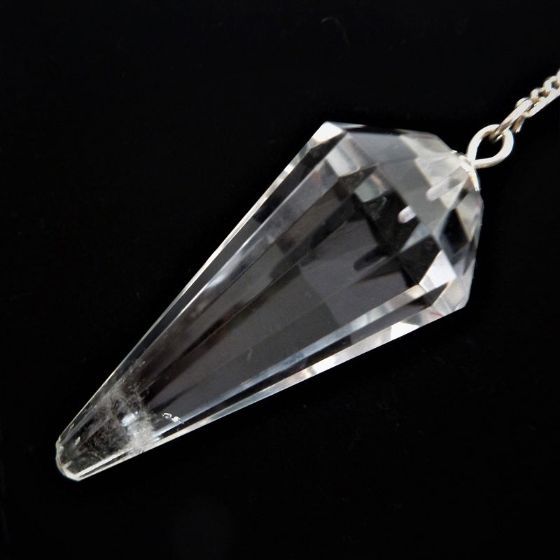 ヒマラヤ水晶/インド産》ペンデュラム(ダウジング)12角錐 透明