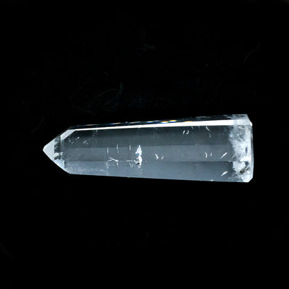 【送料無料】水晶ポイント（ブラジル産/ポリッシュ）《レインボー入り》96.5mm/125g